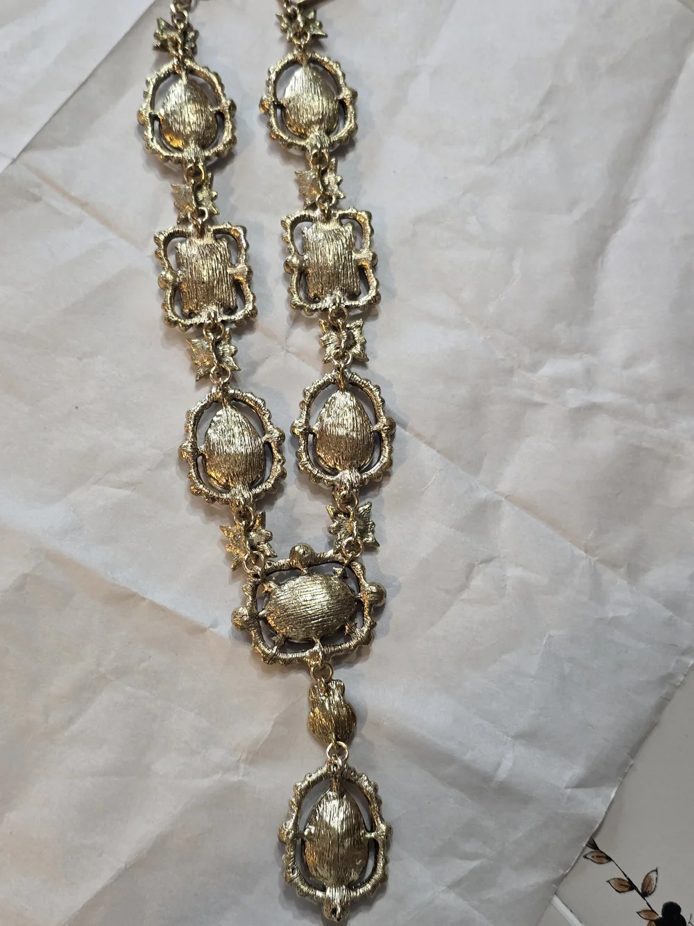 SIGNED Oscar DE LaRenta Vintage Statement Necklace - Picture 10 of 10